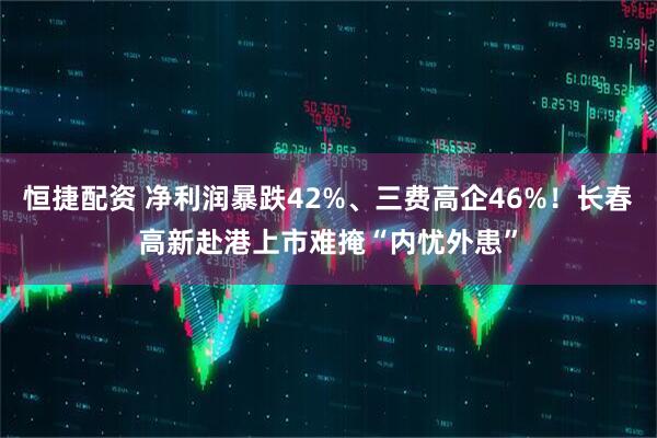 恒捷配资 净利润暴跌42%、三费高企46%！长春高新赴港上市难掩“内忧外患”